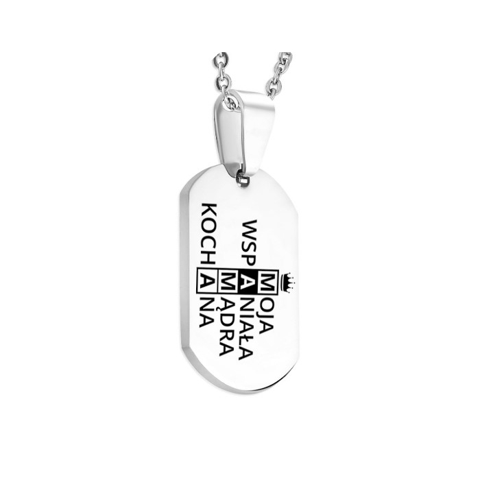 Prezent dla Mamy Personalizowany Wisiorek